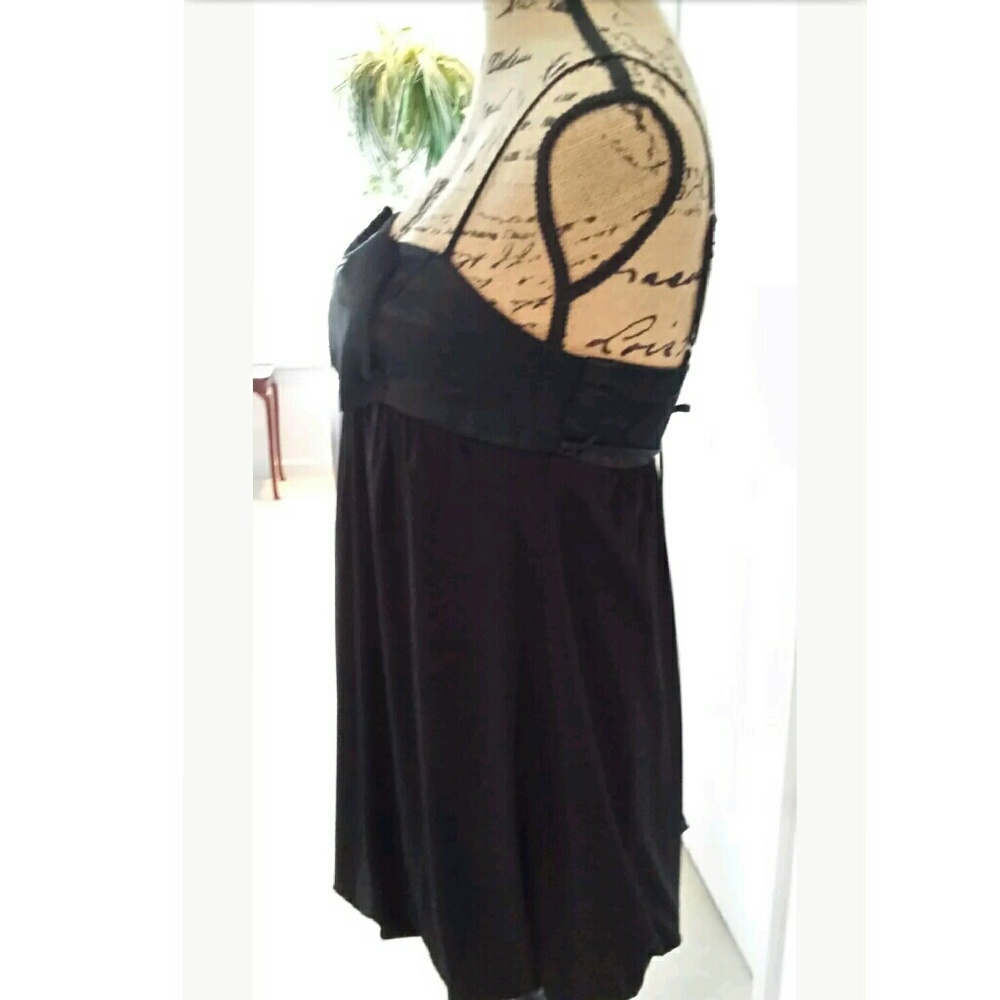 Speechless cocktail black dress sz small blouson - Picture 4 of 8